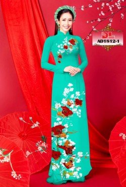 Vải áo dài hoa 1812 AD 1812